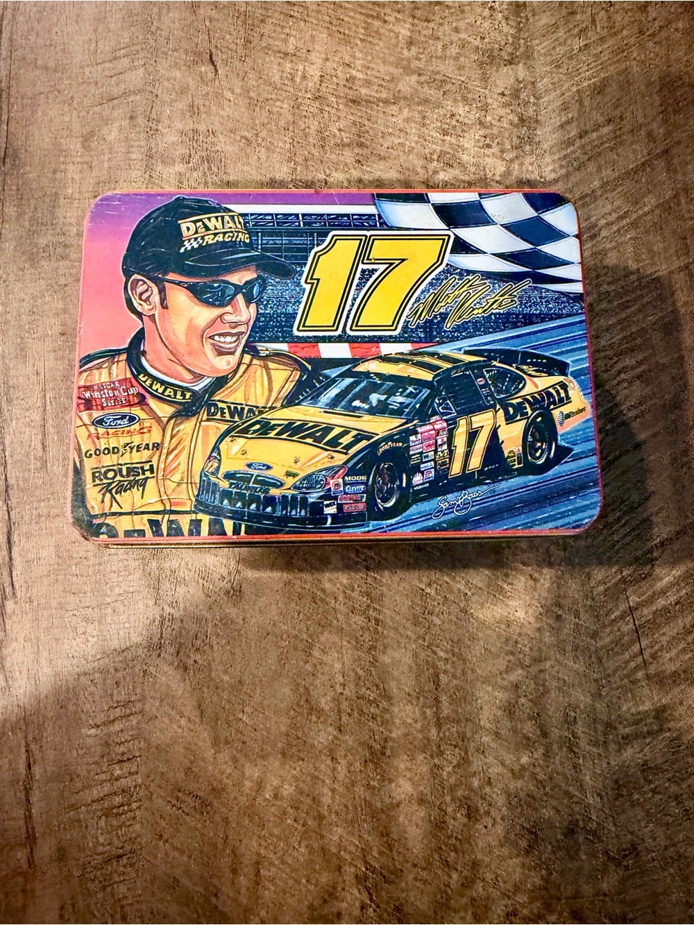 #17 Racing Collectible Tin - Yellow